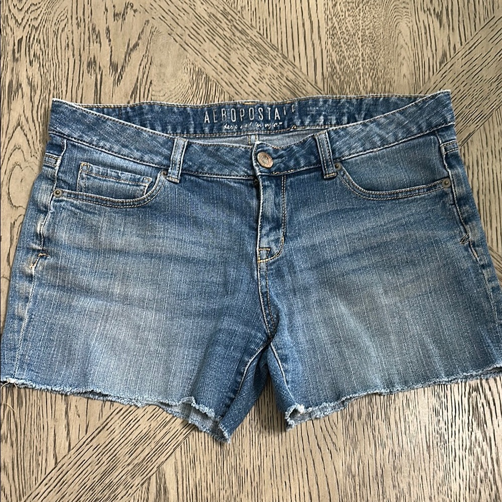 Aeropostale Women's Blue Denim Shorts